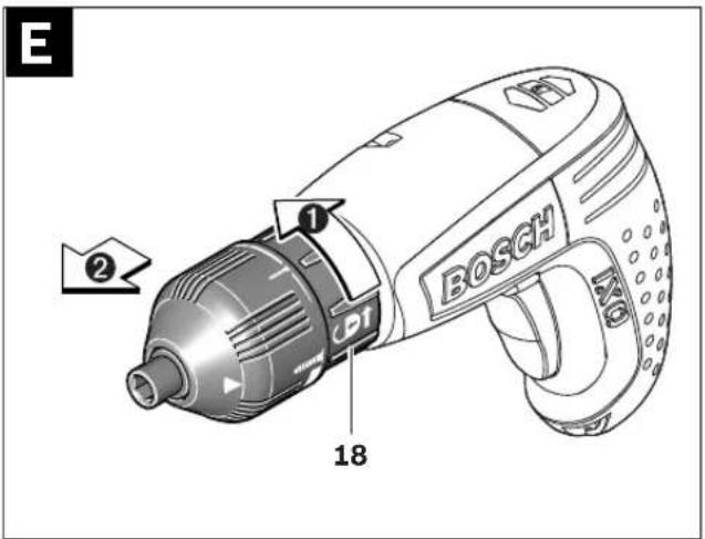 E 1 2 D1 BOSCH 18 KG