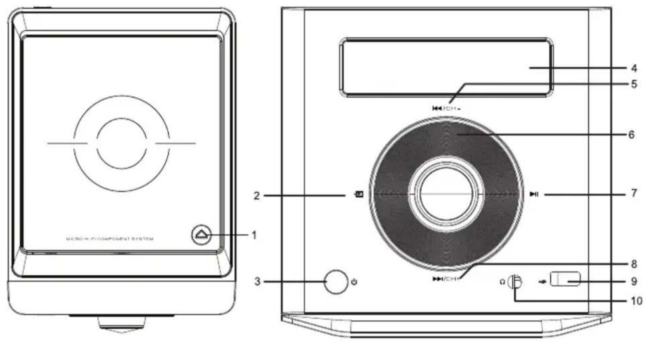 MICRO-HIPCOMPONENT SYSTEM 1 2 3 4 5 6 7 8 9 10
