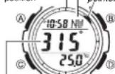 CASIO SGW100-2B - To take a direction reading - 1