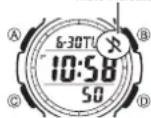 CASIO SGW100-2B - To turn the button operation tone on and off - 1