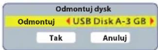 ECG DVT 980 HD PVR - Bezpieczne odłączenie urządzenia USB - 1
