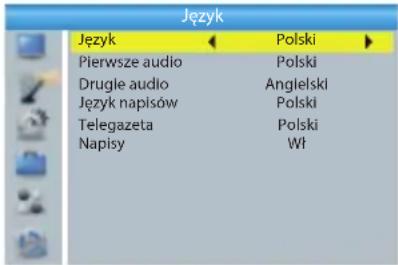 Język Język ← Polski ► Pierwsze audio Polski Drugle audio Angielski Język napisów Polski Telegazeta Polski Napisy Wł