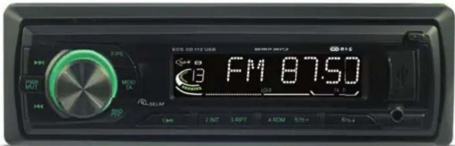 ECD CD 112 USB M/WR 1012 R1-S 13 FM 87.50 R/W OUS TA II 1 MHz 2 INT 3 RPT 4 RDM 5 MHz 6 MHz