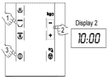 1 2 3 kgo - + 3 Display 2 10:00