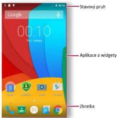 PRESTIGIO Muze D3 - Zapnutí telefonu - 4