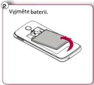 Vyjměte baterii.