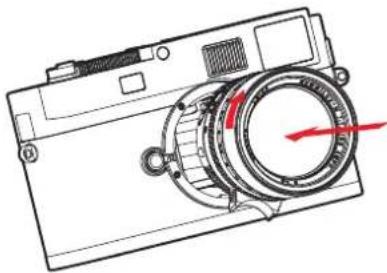 LEICA M Monochrom - ANSETZEN EINES OBJEKTIVS - 1