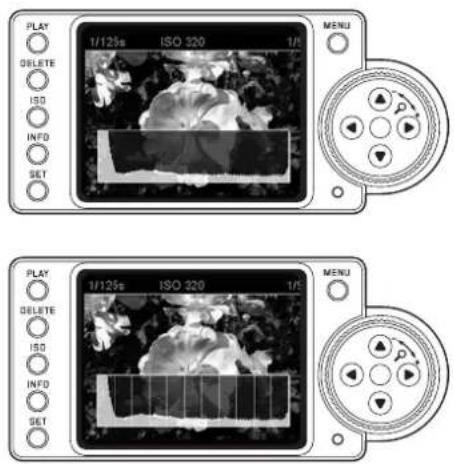 PLAY DELETE ISO INFO SET 1/125s ISO 320 1/1 MENU PLAY DELETE ISO INFO SET 1/125s ISO 320 1/1 MENU