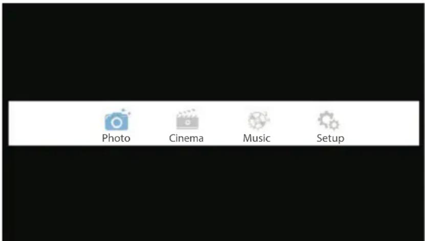 Photo Cinema Music Setup
