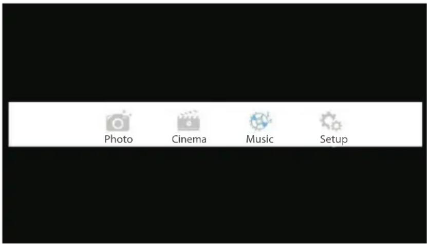 Photo Cinema Music Setup