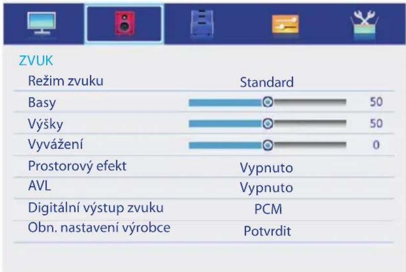 ECG 40 732 PVR - Nabídka Zvuk - 1