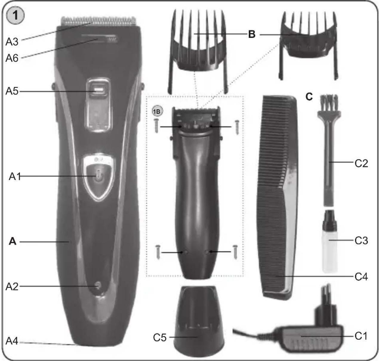 A3 A6 A5 A1 A A2 A4 B C C2 C3 C4 C5 C1