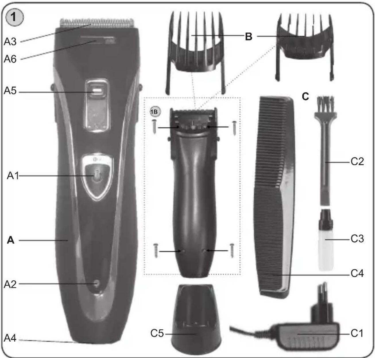 A3 A6 A5 A1 A A2 A4 B C C2 C3 C4 C5 C1
