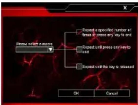 Natec CX33 - Selectarea unui macro - 1