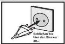 HITACHI 32HYC01 - Schließen Sie das TV-Gerät an die Steckdose an - 1
