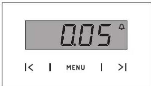 0.05 |< | MENU | >|