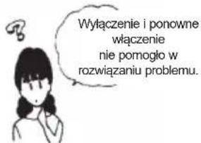Wyłączenie i ponowne włączenie nie pomogło w rozwiązaniu problemu.