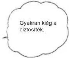 Gyakran kiég a biztosíték.