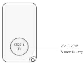 CR2016 3V 2 × CR2016 Button Battery