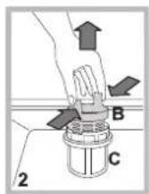 BAUKNECHT GCI 826 - Cleaning the filters - 2
