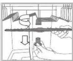 BAUKNECHT GCI 826 - Cleaning the spray arms - 1