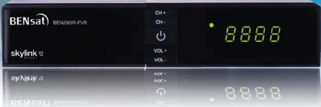BENsat BEN290IR-PVR skylink CH+ CH- VOL+ VOL- 8888 AKLIUK AOR- AOR+ BEI291 REACHS-AH CH- 8888