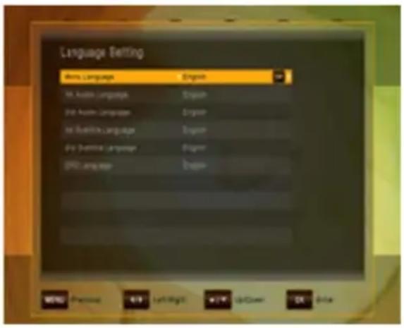 BENsat 290IR-PVR - N a s t a v e n i e jazyka - 1
