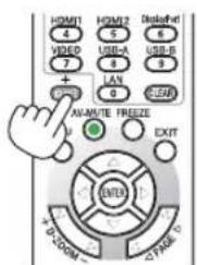 HOM11 4 VIDEO 7 + - HOME HOME2 5 USB-A 8 LAN 0 AV-MUTE FREE EXIT D-DCM ENTER △TARE