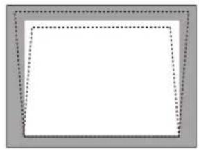 NEC NP-M333XS - Use the ◀ or ▶ button to correct the keystone distortion. - 1