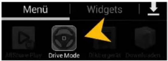 Menu | Widgets All Share Play Drive Mode Diklergesät Downloaden...