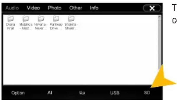 Audio Video Photo Other Info Diana Metalica Nirvana - Parkway Shakira- Kroll - Mast... Never... Drive... Shair... Option AI Up USB SD