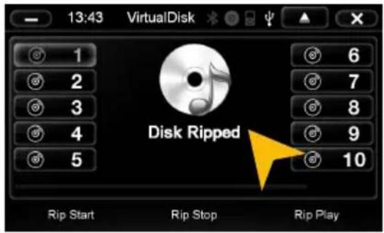 13:43 VirtualDisk Disk Ripped 6 7 8 9 10 Rip Start Rip Stop Rip Play