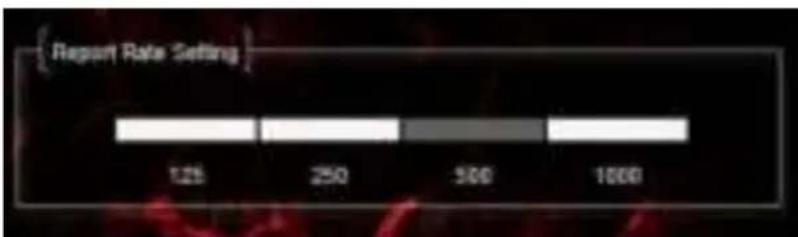 Report Rate Setting 125 250 300 1000