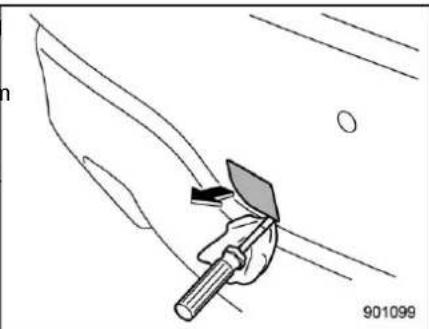SUBARU Legacy (2003) - Rear towing hook: - 1