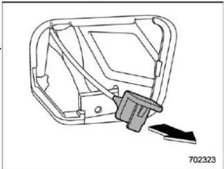 SUBARU Legacy (2003) - ▼ If the fuel filler lid cannot be opened (Outback) - 3