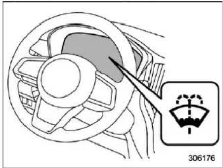 SUBARU Legacy (2003) - n▼ Wiper intermittent time control - 3