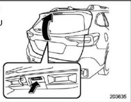 SUBARU Legacy (2003) - ▼ Selecting audible signal operation - 1