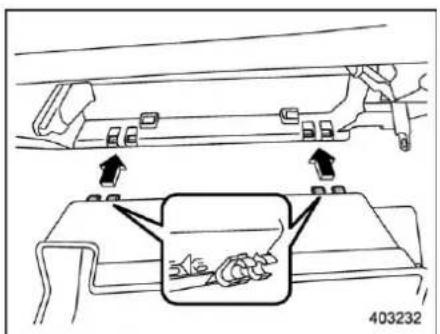 Technical diagram showing mechanical assembly with labeled components and a magnified inset of a component detail.
