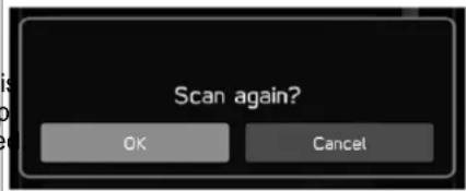 Scan again? OK Cancel