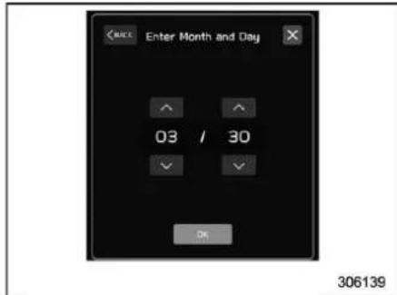 Enter Month and Day 03 / 30 OK 306139
