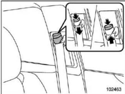 SUBARU Legacy (2003) - ▼ Front seatbelts - 3