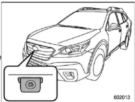 SUBARU Legacy (2003) - 7-18. Front View Monitor (If Equipped) - 1