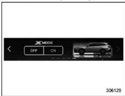 X MODE OFF ON 306129