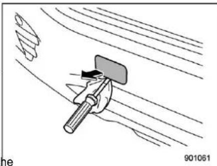 SUBARU Legacy (2003) - Rear towing hook: - 2