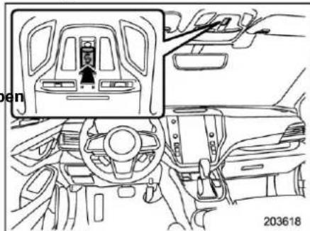 SUBARU Legacy (2003) - Tilting moonroof - 1