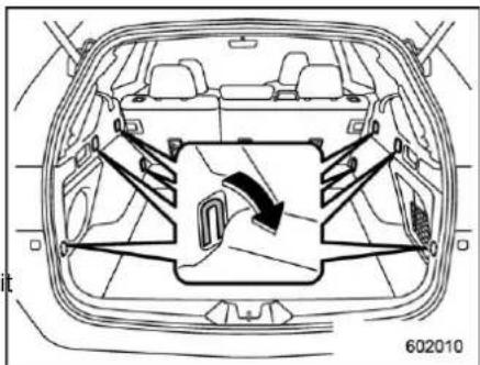 SUBARU Legacy (2003) - CAUTION - 2