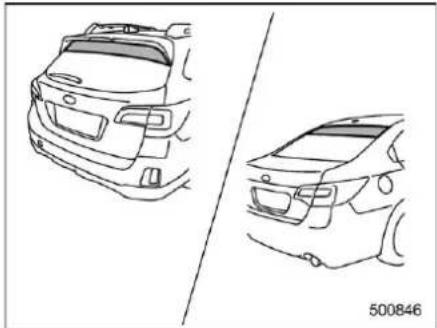 SUBARU Legacy (2003) - CAUTION - 1