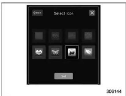 BACK Select Icon Set 306144