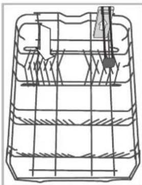 HOTPOINT LSTF 9H124 CL EU - Kosz dolny - 2