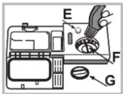 HOTPOINT LSTF 9H124 CL EU - Dávkovanie leštidla - 1